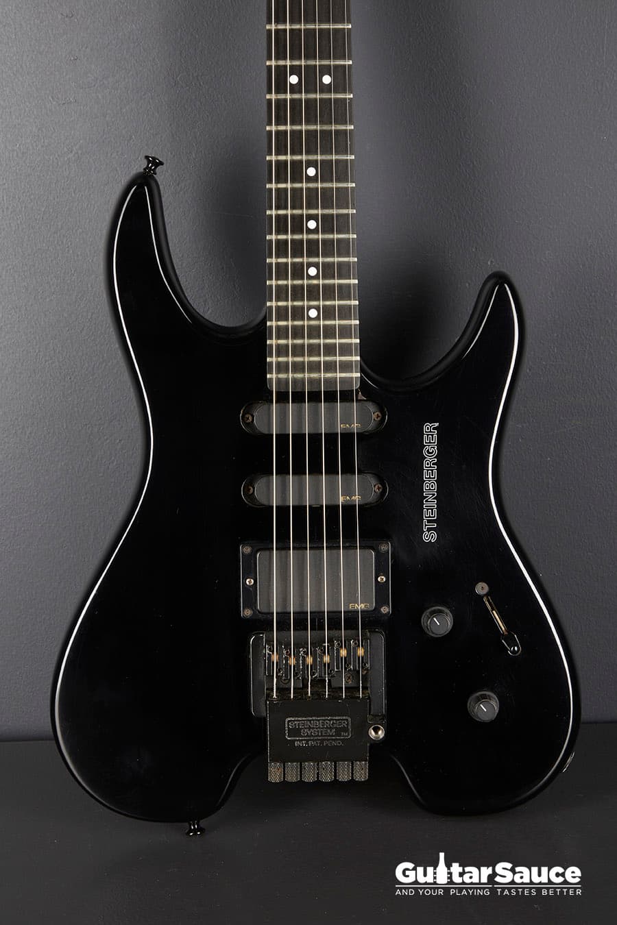 Steinberger GM4 S Trem Black USA HSS Headless Used - Image 1