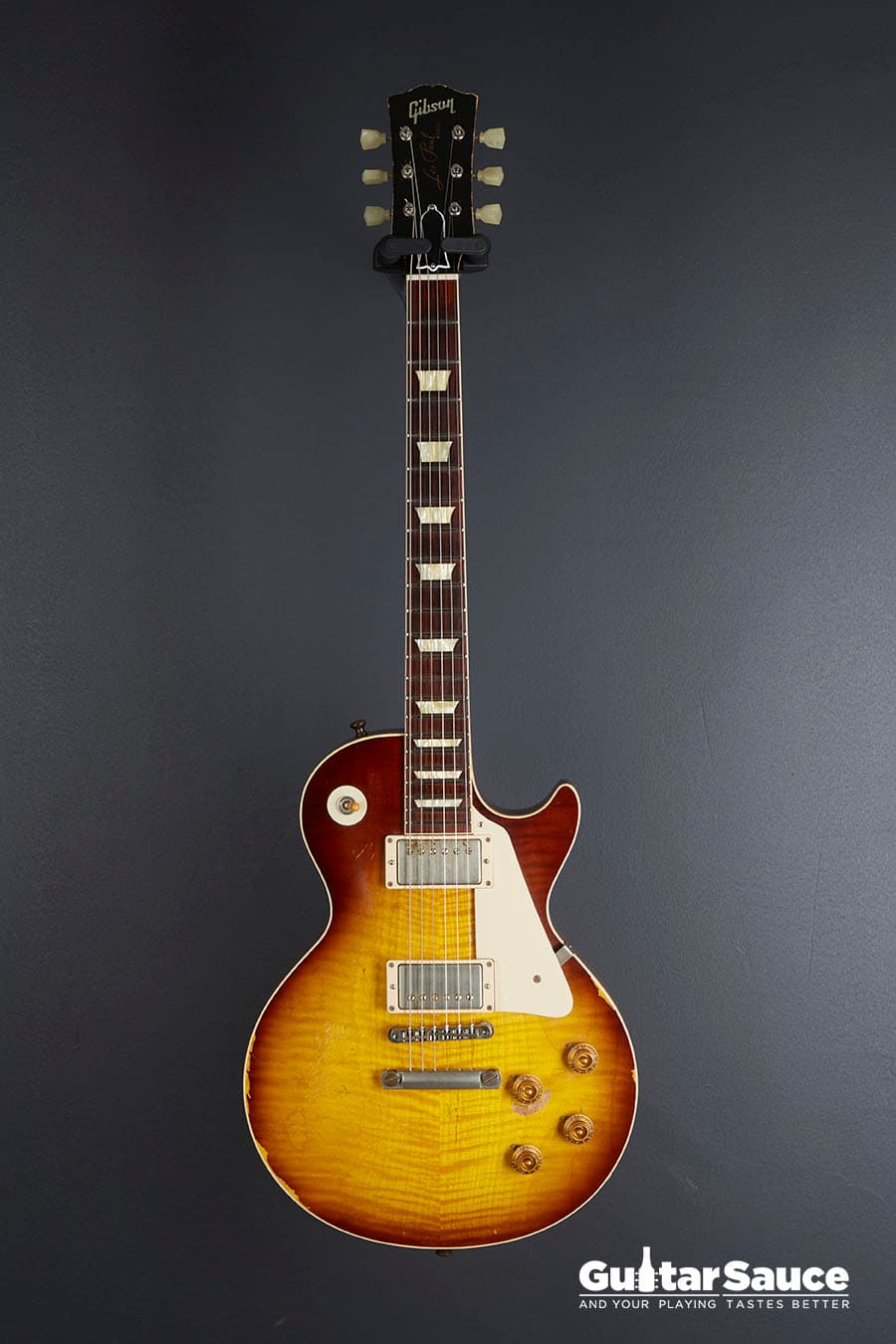 Gibson Custom Shop 59 Les Paul Joe Perry Signatue Murphy Aged Tobacco Burst 2013 - Thumbnail 2