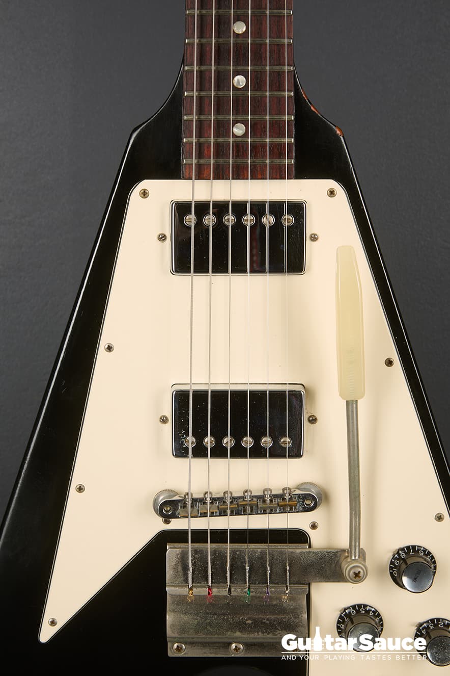 Gibson Flying V 67 Reissue Yamano Black 2001 Used - Thumbnail 3