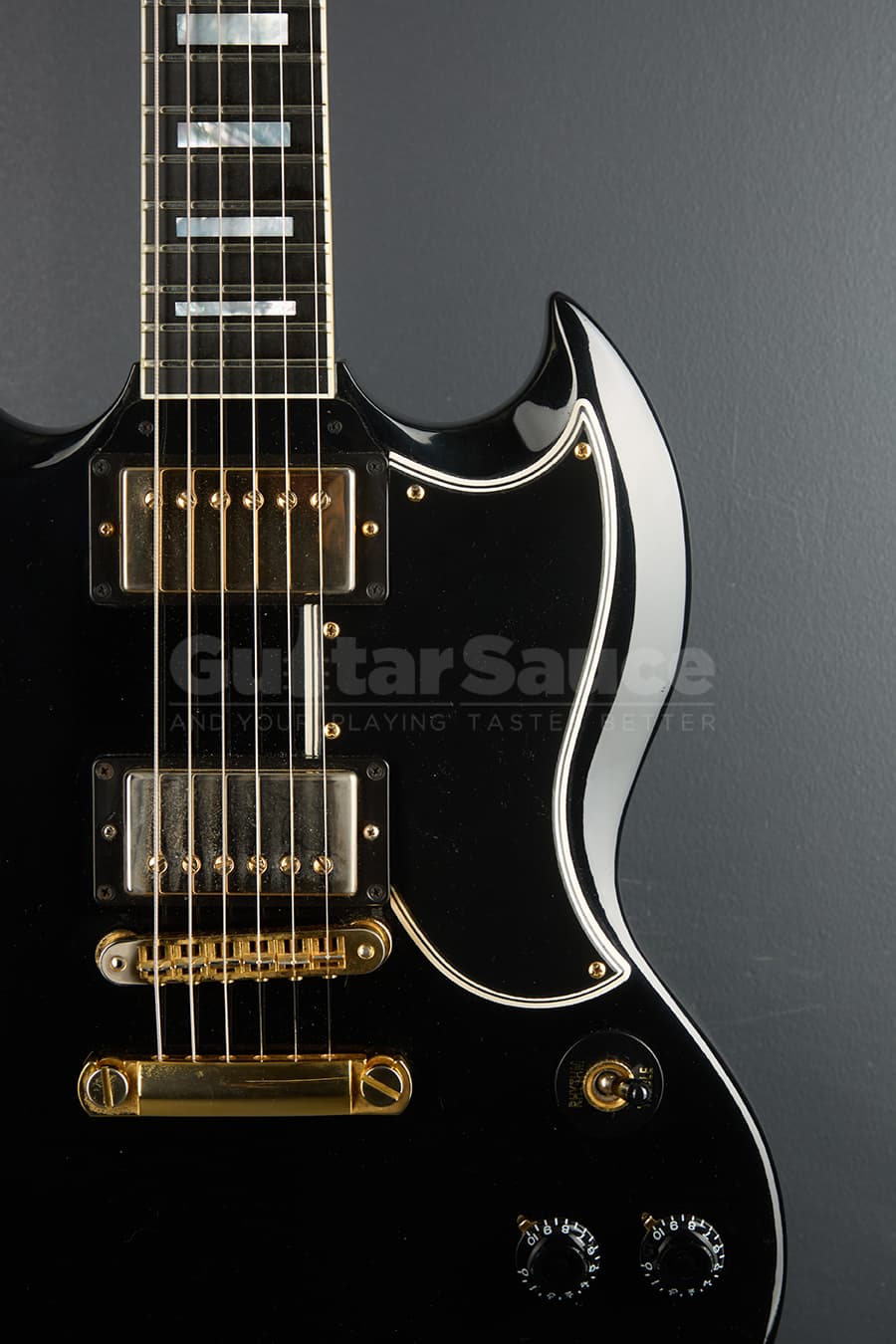 Gibson SG Custom Black 2018 Used - Thumbnail 3